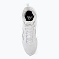 Scarpe da boxe adidas Box Hog 4 white/silver 5