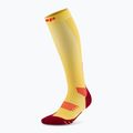 CEP Run Tall 5.0 calze a compressione da donna color calendula/bordeaux 2