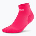 Calze a compressione CEP da donna Run Low Cut 5.0 rosa 2