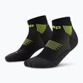 CEP Calze a compressione da donna Run Low Cut 5.0 nero/lime