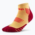 Calze a compressione CEP da donna Run Low Cut 5.0 marigold/burgundy 2