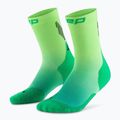CEP Calzini a compressione da donna Run Edt. Gradient Mid Cut Compression 5.0 verde/lime fade