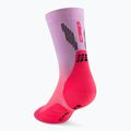 CEP Calze a compressione da donna Run Edt. Gradient Mid Cut Compression 5.0 rosa/lilla sbiadito 3