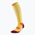 CEP Run Tall 5.0 calze a compressione da uomo color calendula/bordeaux 2