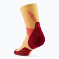 CEP Calzini a compressione da uomo Run Mid Cut 5.0 marigold/bordeaux 3