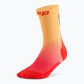 Calze a compressione CEP da uomo Run Edt. Gradient Mid Cut Compression 5.0 rosso/marighe sbiadito 2