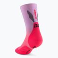 Calze a compressione CEP da uomo Run Edt. Gradient Mid Cut Compression 5.0 rosa/lilla sbiadito 3