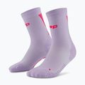 Calze a compressione da uomo CEP Ultralight Mid Cut 4.0 lilac/pink