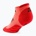 Calze a compressione da donna CEP Run No Show 5.0 neon coral 3