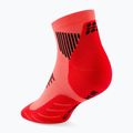 Calze a compressione da uomo CEP Run Low Cut 5.0 neon coral 3