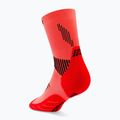 Calze a compressione da uomo CEP Run Mid Cut 5.0 neon coral 3