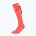 Calzini da uomo CEP Ultralight Tall 4.0 neon coral/red 2