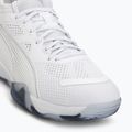 Scarpe da pallamano PUMA Eliminate NITRO SQD 4 puma white/baltic sea blue/fresh water 7