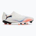Scarpe da calcio da uomo PUMA Future 8 Match Low FG/AG puma bianco/puma nero/rosso brillante 2