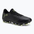 Scarpe da calcio da uomo PUMA Future 8 Play FG/AG puma nero/luce frizzante/terreno verde