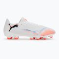 Scarpe da calcio da uomo PUMA Future 8 Play FG/AG puma bianco/puma nero/rosso brillante 2