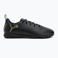 PUMA Future 8 Play TT Jr bambini scarpe da calcio puma nero / luce frizzante / terreno verde 2
