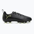 PUMA Future 8 Play FG/AG Jr scarpe da calcio puma nero / luce frizzante / terreno verde 2