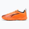 Scarpe da calcio PUMA Ultra 6 Play TT Jr fuoco di calore/puma nero/rosso incandescente per bambini