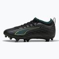 PUMA Ultra 6 Match FG/AG Jr bambini scarpe da calcio puma nero / luce frizzante / terreno verde 8