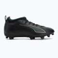 PUMA Ultra 6 Match FG/AG Jr bambini scarpe da calcio puma nero / luce frizzante / terreno verde 2