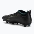PUMA Ultra 6 Match FG/AG Jr bambini scarpe da calcio puma nero / luce frizzante / terreno verde 3
