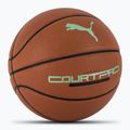 PUMA teamJAWS Court Pro Basket in pelle marrone/ombra scura numero 7 2