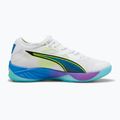 Scarpe da pallamano PUMA Eliminate Nitro SQD 4 Game On puma white/glowing red/ultra blue 9