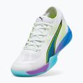 Scarpe da pallamano PUMA Eliminate Nitro SQD 4 Game On puma white/glowing red/ultra blue 10