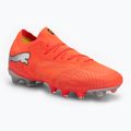 Scarpe da calcio PUMA Future 9 Fusion FG/AG glowing red/puma white/puma black/puma silver