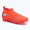 Scarpe da calcio junior PUMA Future 9 Match FG/AG Jr glowing red/puma white/puma black/puma silver