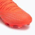 Scarpe da calcio junior PUMA Future 9 Match FG/AG Jr glowing red/puma white/puma black/puma silver 7