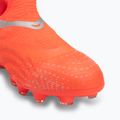 Scarpe da calcio per bambini PUMA Future 9 Match LL FG/AG Jr glowing red/puma white/puma black/puma silver 7