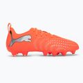 Scarpe da calcio junior PUMA Future 9 Play FG/AG Jr glowing red/puma white/puma black/puma silver 2