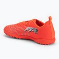 Scarpe da calcio junior PUMA Future 9 Play TT Jr glowing red/puma white/puma black/puma silver 3