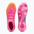 Scarpe da calcio PUMA Future 9 Match FG/AG poison pink/puma white/sun stream/bright aqua/puma black 3