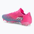 Scarpe da calcio PUMA Future 9 Match Fusion FG/AG poison pink/puma white/sun stream/bright aqua/puma black 3