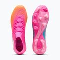 Scarpe da calcio PUMA Future 9 Match Fusion FG/AG poison pink/puma white/sun stream/bright aqua/puma black 4
