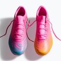 Scarpe da calcio PUMA Future 9 Match Fusion FG/AG poison pink/puma white/sun stream/bright aqua/puma black 5