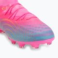 Scarpe da calcio per bambini PUMA Future 9 Pro FG/AG Jr poison pink/puma wht/sun stream/bright aqua/puma blk 7