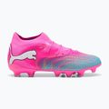 Scarpe da calcio per bambini PUMA Future 9 Pro FG/AG Jr poison pink/puma wht/sun stream/bright aqua/puma blk 3