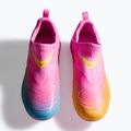 Scarpe da calcio per bambini PUMA Future 9 Match LL FG/AG Jr poison pink/puma wht/sun stream/bright aqua/puma blk 5