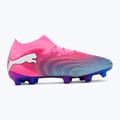 Scarpe da calcio PUMA Future 9 Ultimate FG poison pink/puma wht/sun stream/bright aqua/puma blk 2