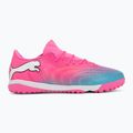 Scarpe da calcio PUMA Future 9 Match Fusion TT poison pink/puma white/sun stream/bright aqua/puma black 2