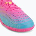 Scarpe da calcio per bambini PUMA Future 9 Play IT Jr poison pink/puma wht/sun stream/bright aqua/puma blk 7
