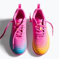 Scarpe da calcio per bambini PUMA Future 9 Play IT Jr poison pink/puma wht/sun stream/bright aqua/puma blk 7