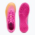 Scarpe da calcio per bambini PUMA Future 9 Play TT poison pink/puma white/sun stream/bright aqua/puma black 5