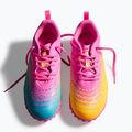 Scarpe da calcio per bambini PUMA Future 9 Play TT poison pink/puma white/sun stream/bright aqua/puma black 6