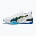 Scarpe da pallamano PUMA Eliminate Nitro 4 Game On puma white/glowing red/ultra blue 8