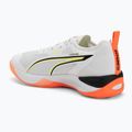 Scarpe da pallamano PUMA Eliminate Nitro 4 Game On puma white/glowing red/ultra blue 3
